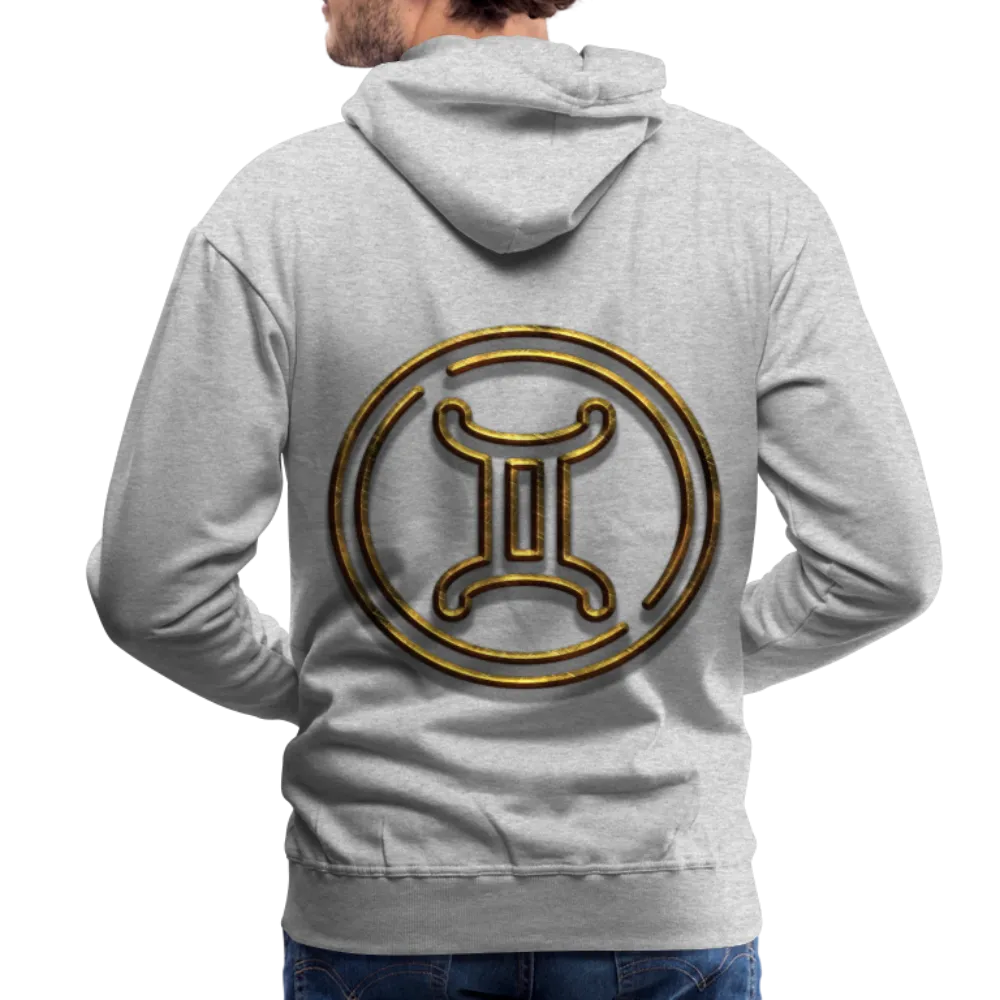 Gemini 3D Gold Men’s Premium Hoodie