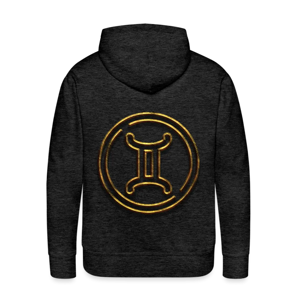 Gemini 3D Gold Men’s Premium Hoodie