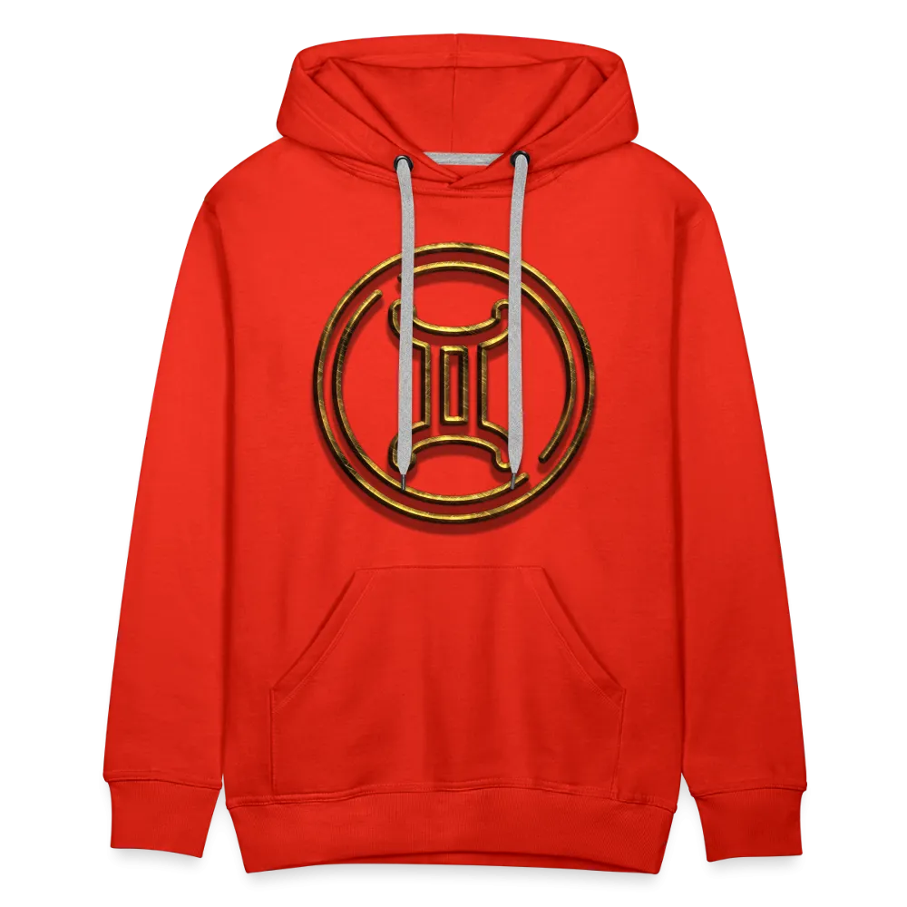 Gemini 3D Gold Men’s Premium Hoodie