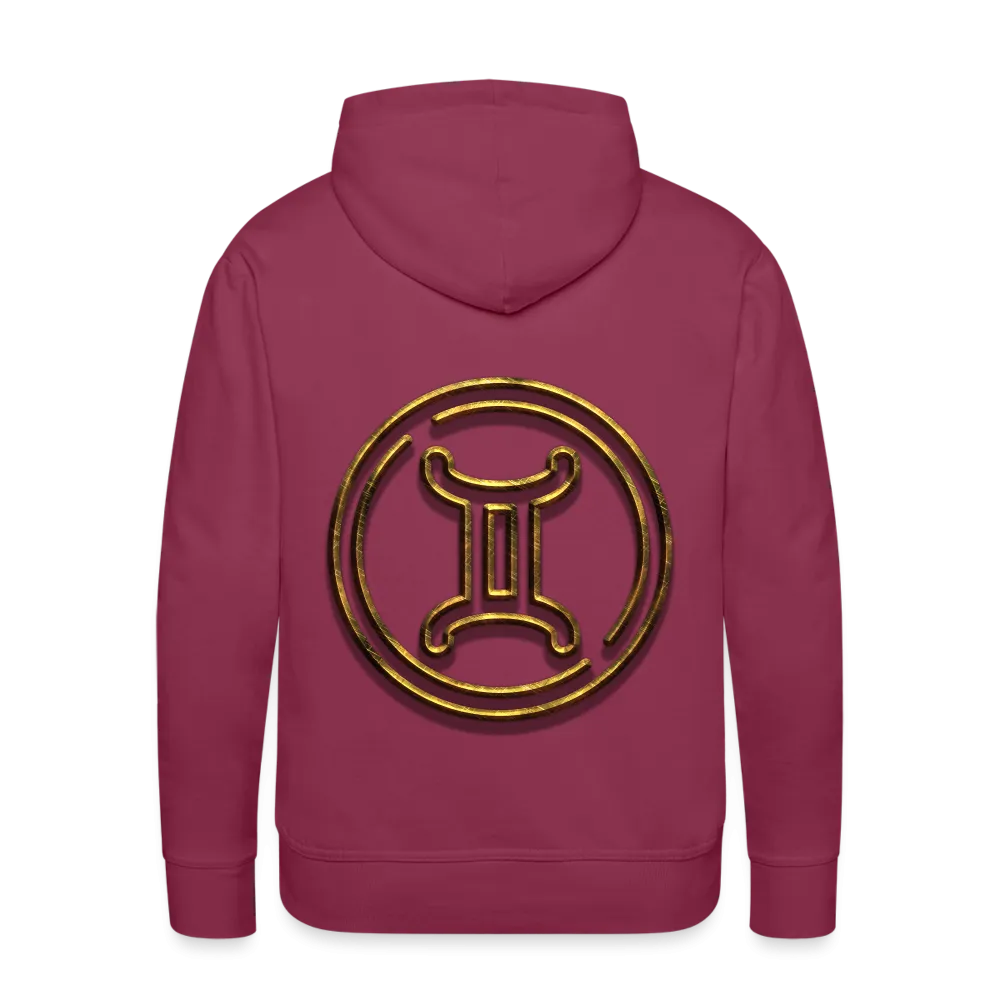 Gemini 3D Gold Men’s Premium Hoodie