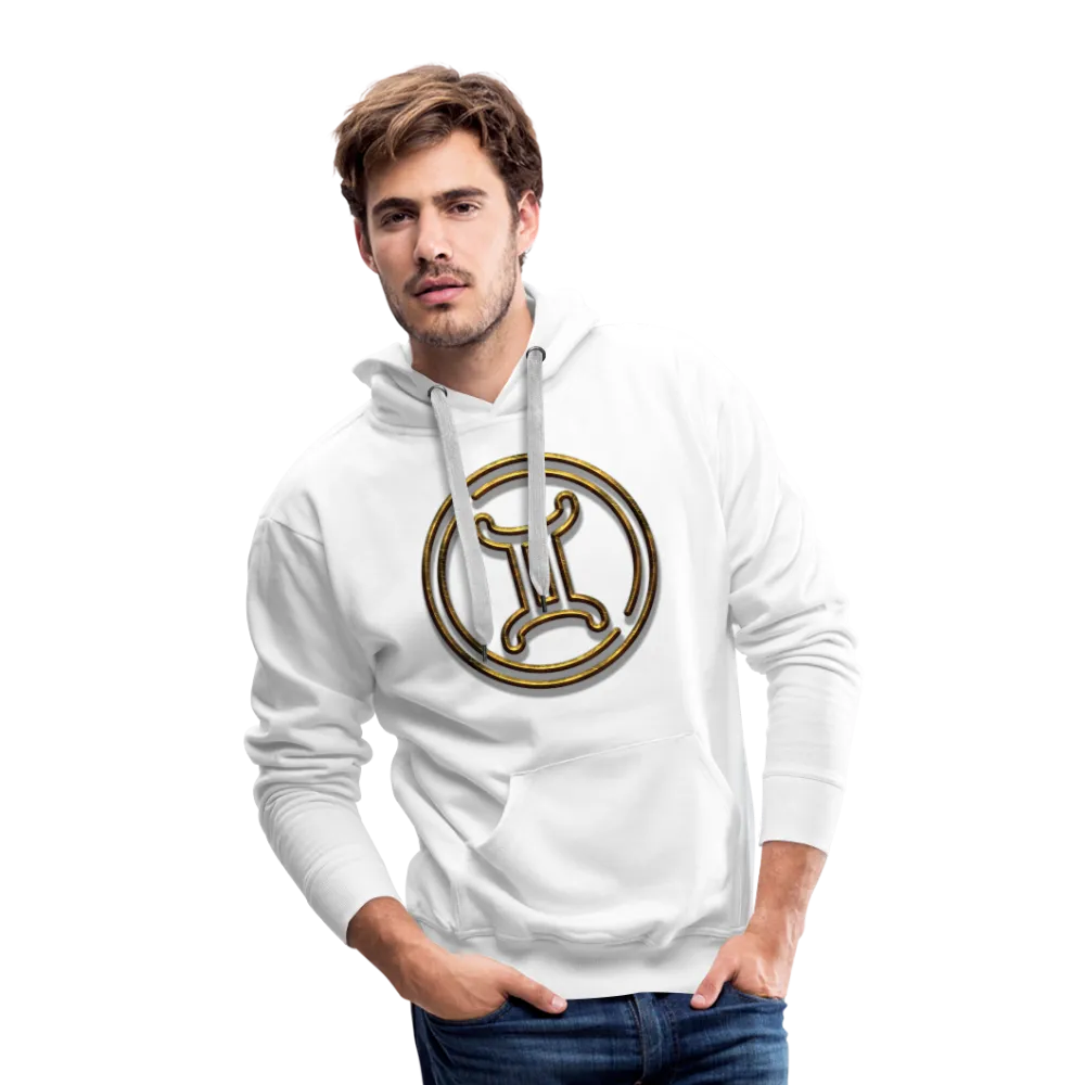 Gemini 3D Gold Men’s Premium Hoodie