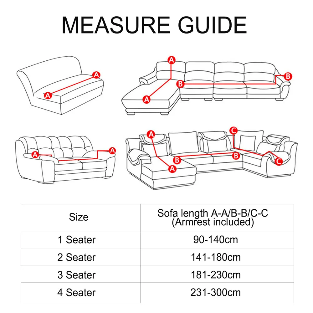 Jersey Fitted Sofa Covers Lounge Protector - Coffee