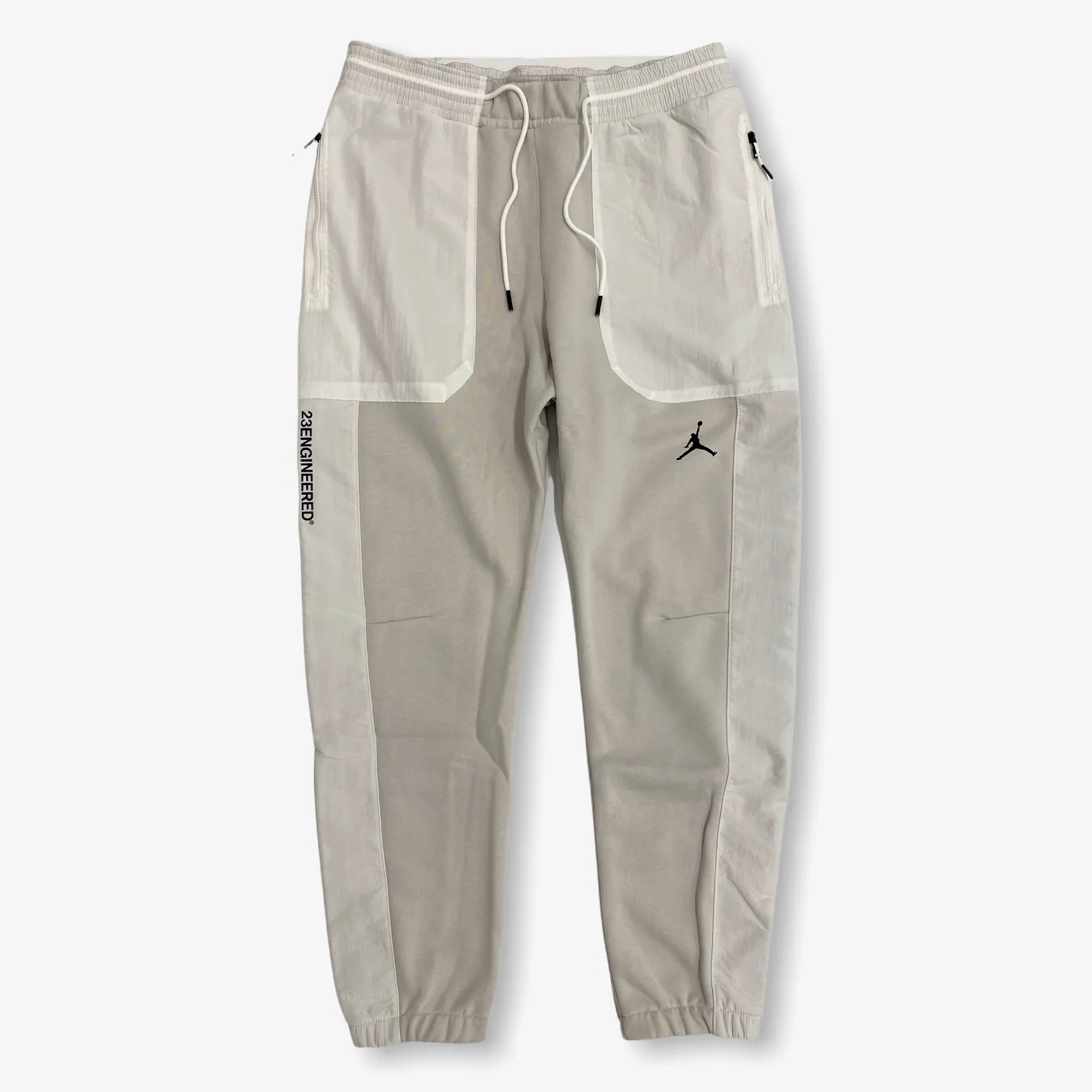 Jordan 23 Engineered Mens Fleece Pants Bone Sail Black DC9632-072