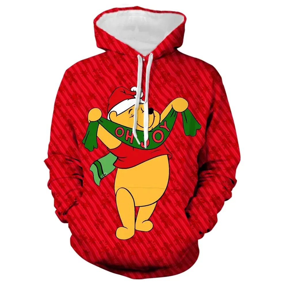 Mickey And Winnie Christmas Hoodies