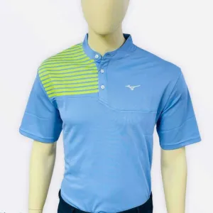 Mizuno Basic Stripe Panel Polo T-Shirt