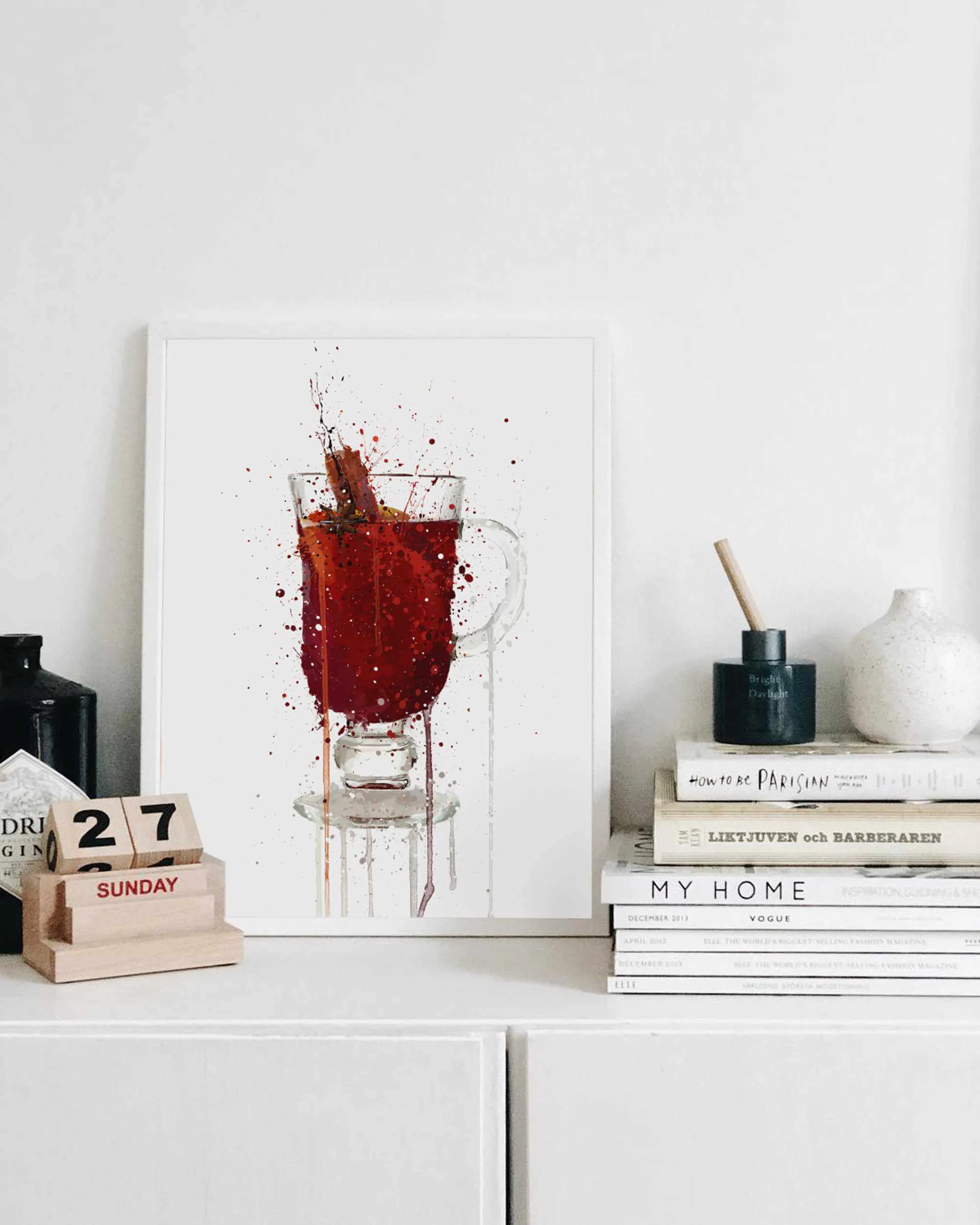 Mulled Wine Wall Art Print