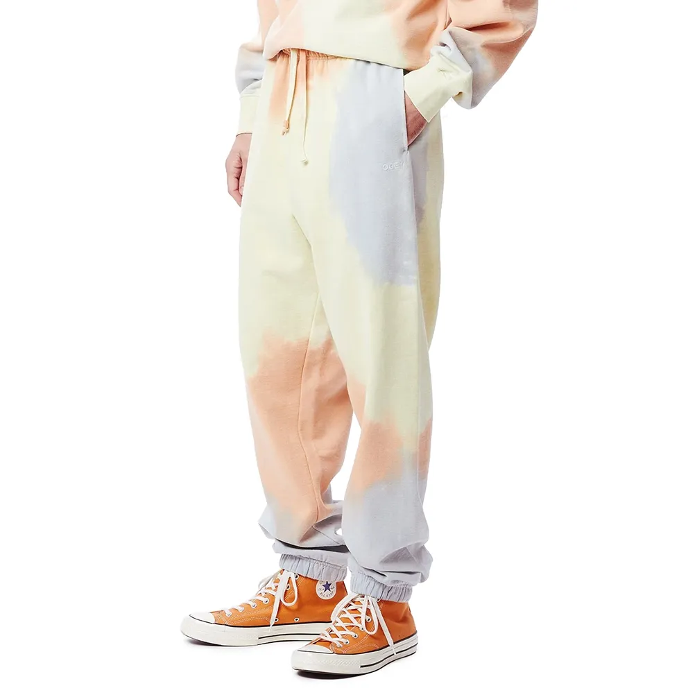 OBEY SUSTAINABLE TIE DYE SWEATPANT // PHEASANT MULTI