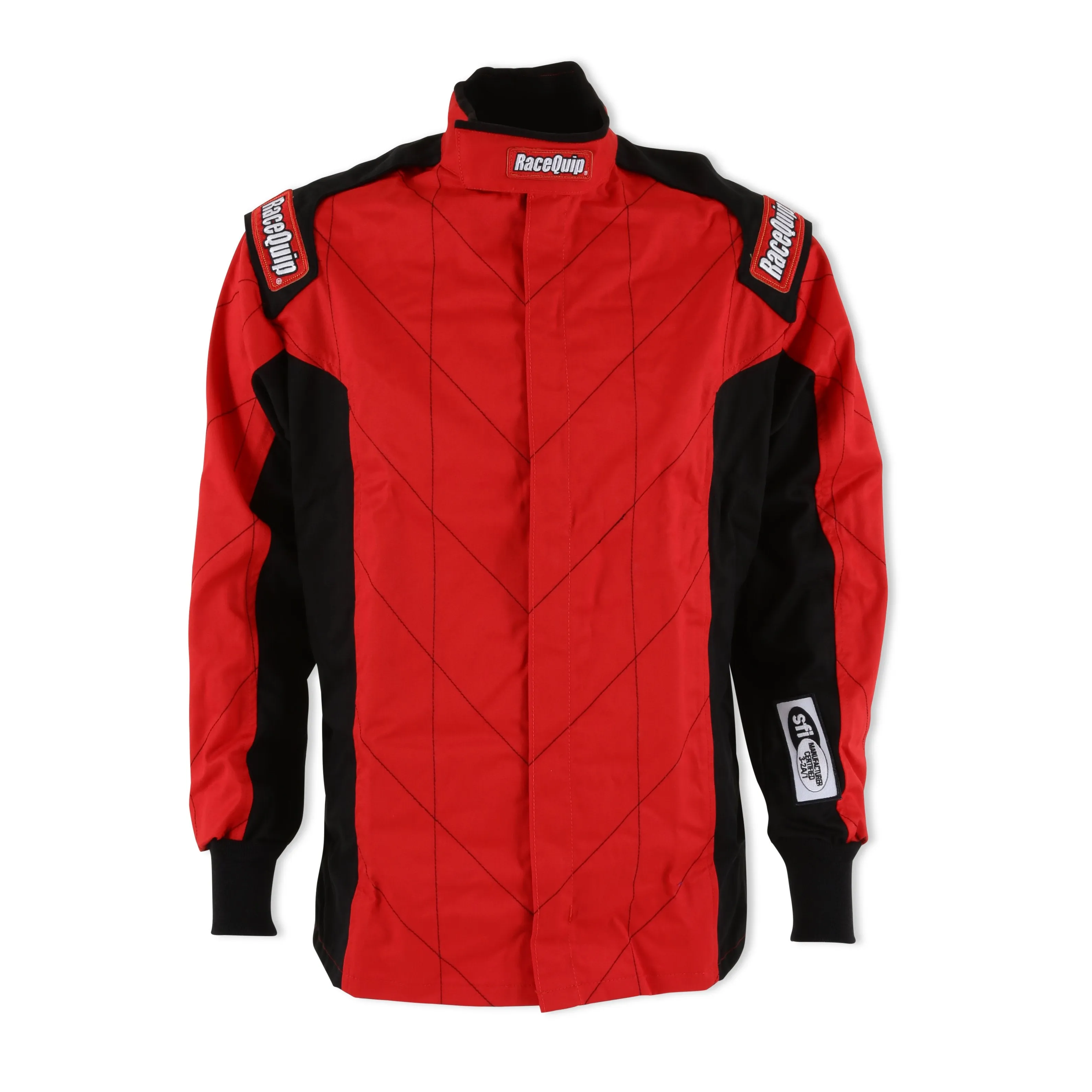 RaceQuip Chevron-1 Single Layer Racing Driver Fire Suit Jacket [SFI 3.2A/1] - Red / Blue