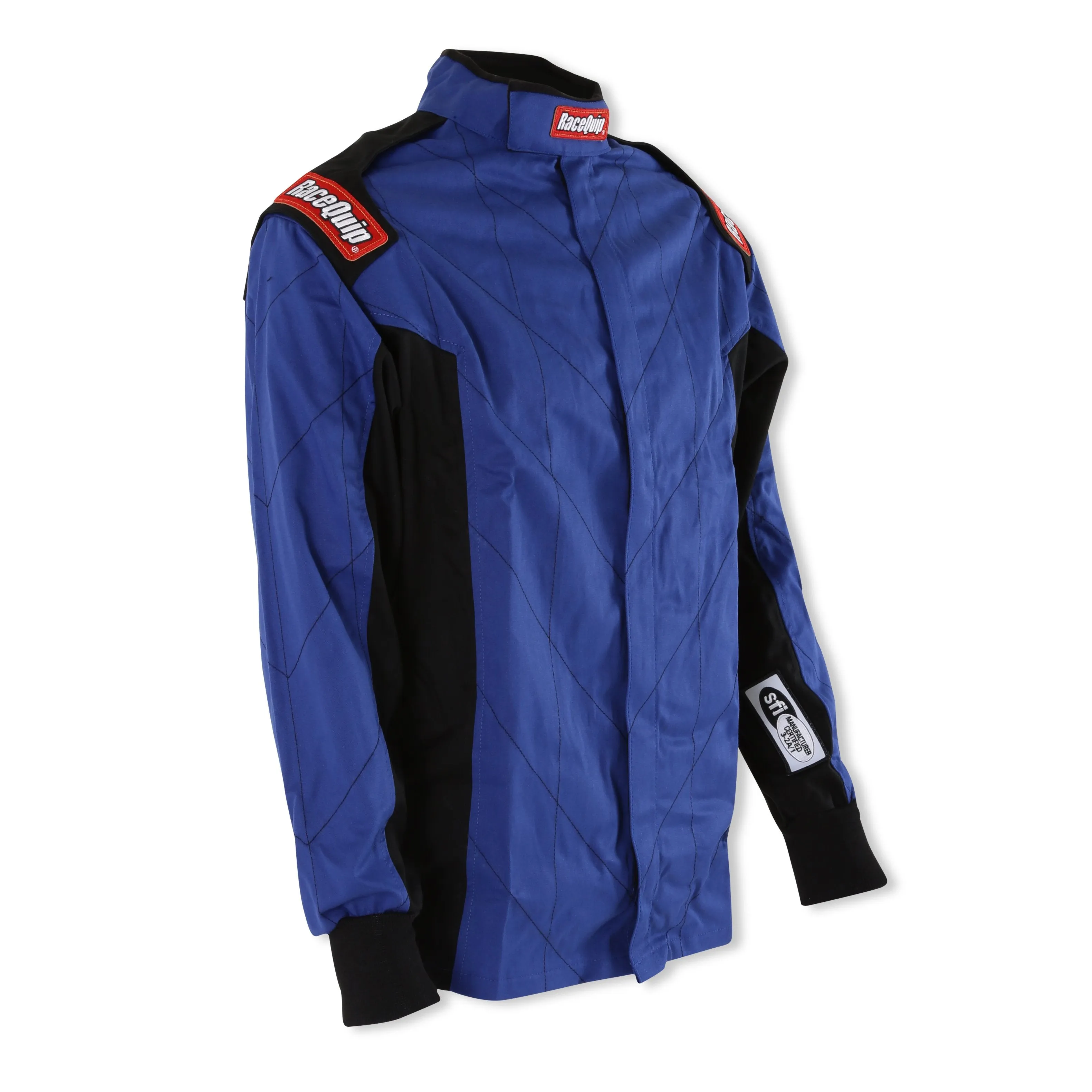 RaceQuip Chevron-1 Single Layer Racing Driver Fire Suit Jacket [SFI 3.2A/1] - Red / Blue