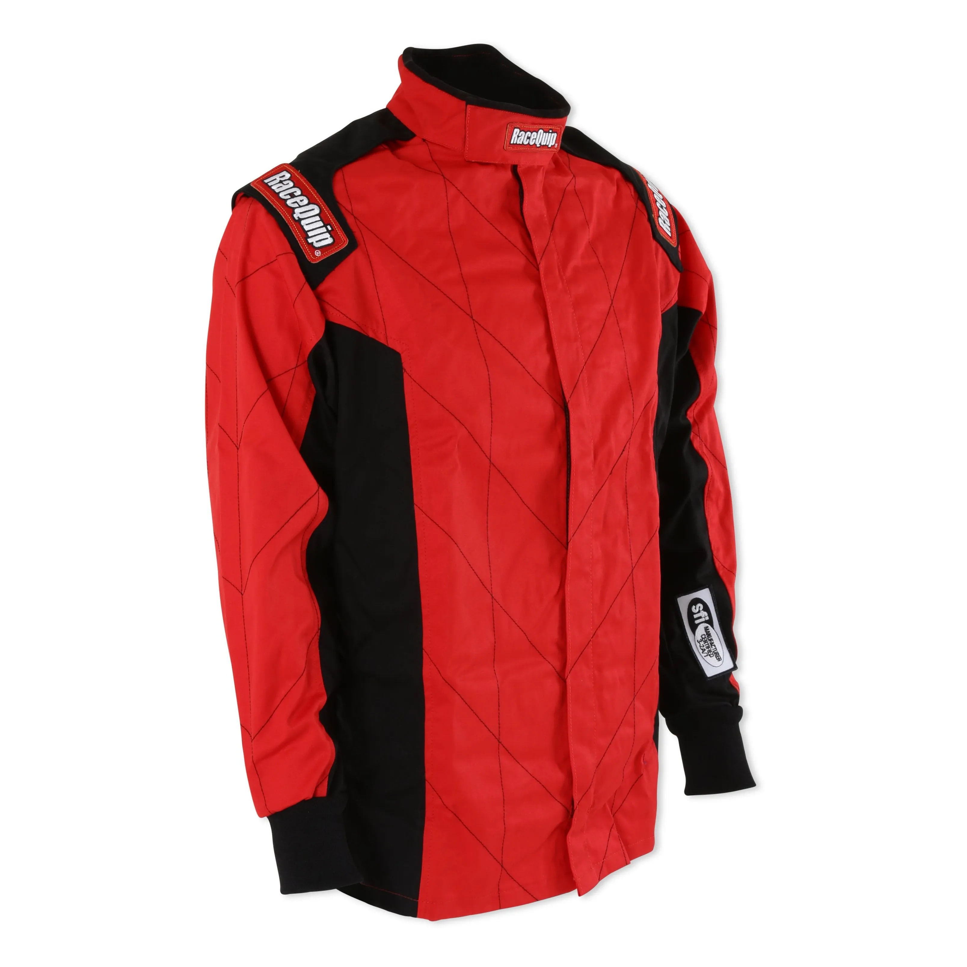 RaceQuip Chevron-1 Single Layer Racing Driver Fire Suit Jacket [SFI 3.2A/1] - Red / Blue