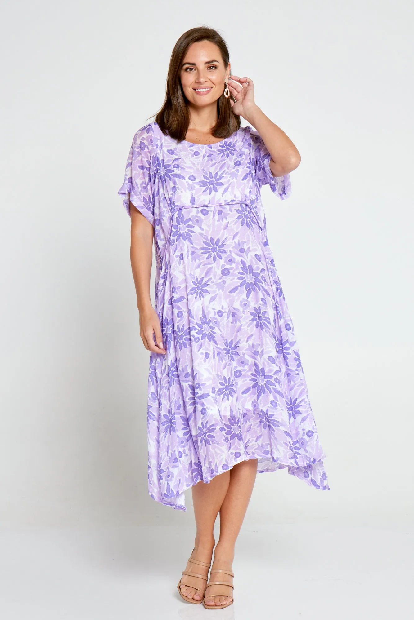 Rossetti Dress - Purple Floral