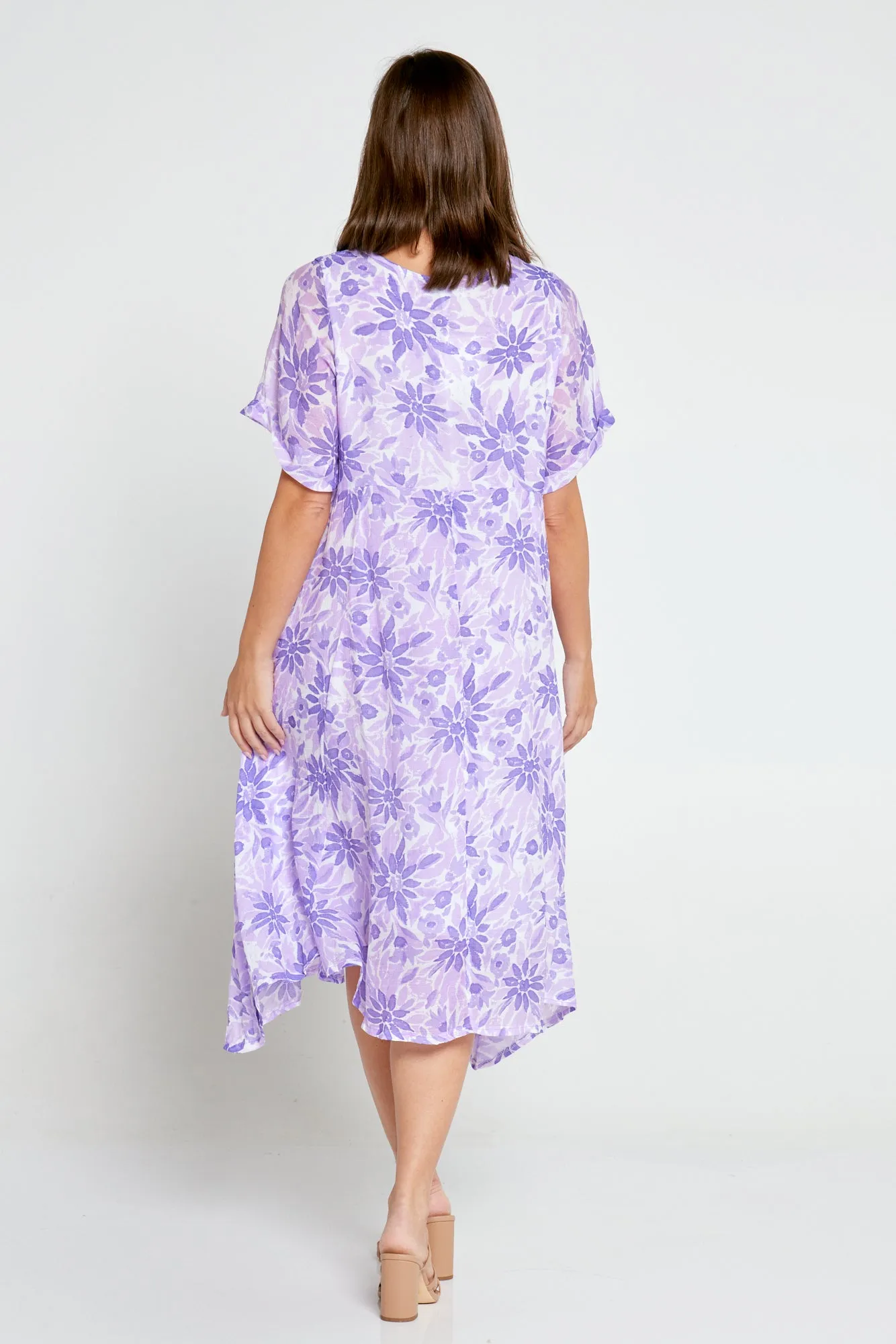 Rossetti Dress - Purple Floral