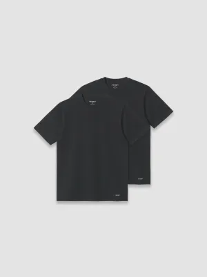 Standard Crew Neck T-shirt - Black   Black