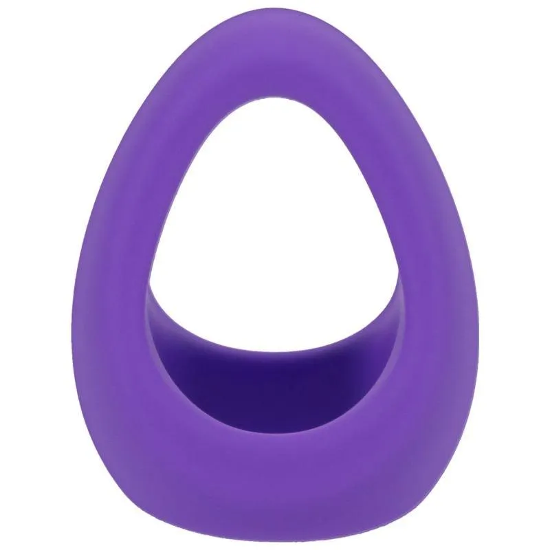 Stirrup Silicone Cock Ring Lilac