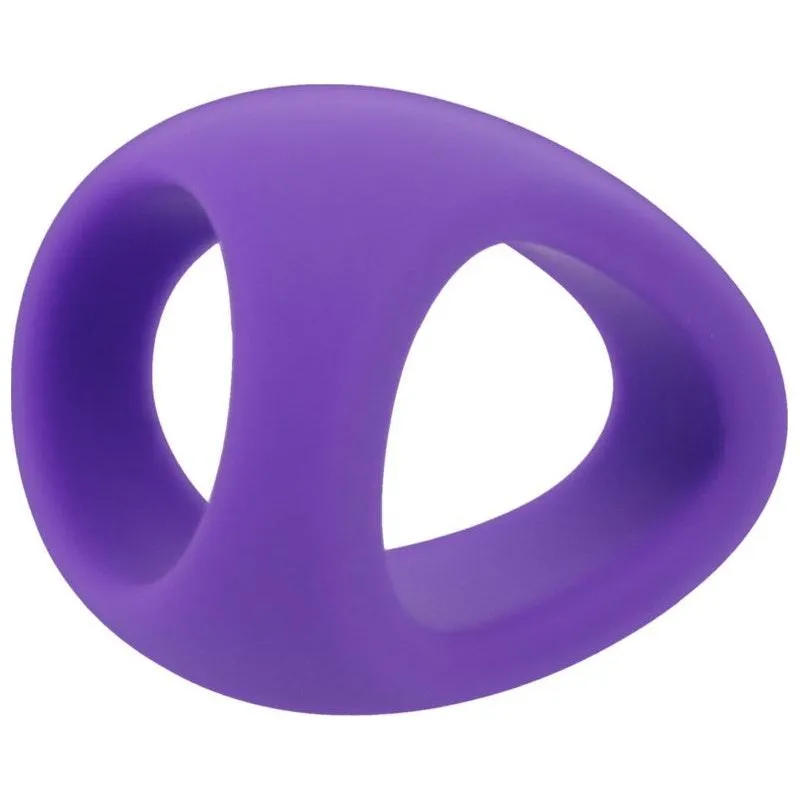 Stirrup Silicone Cock Ring Lilac