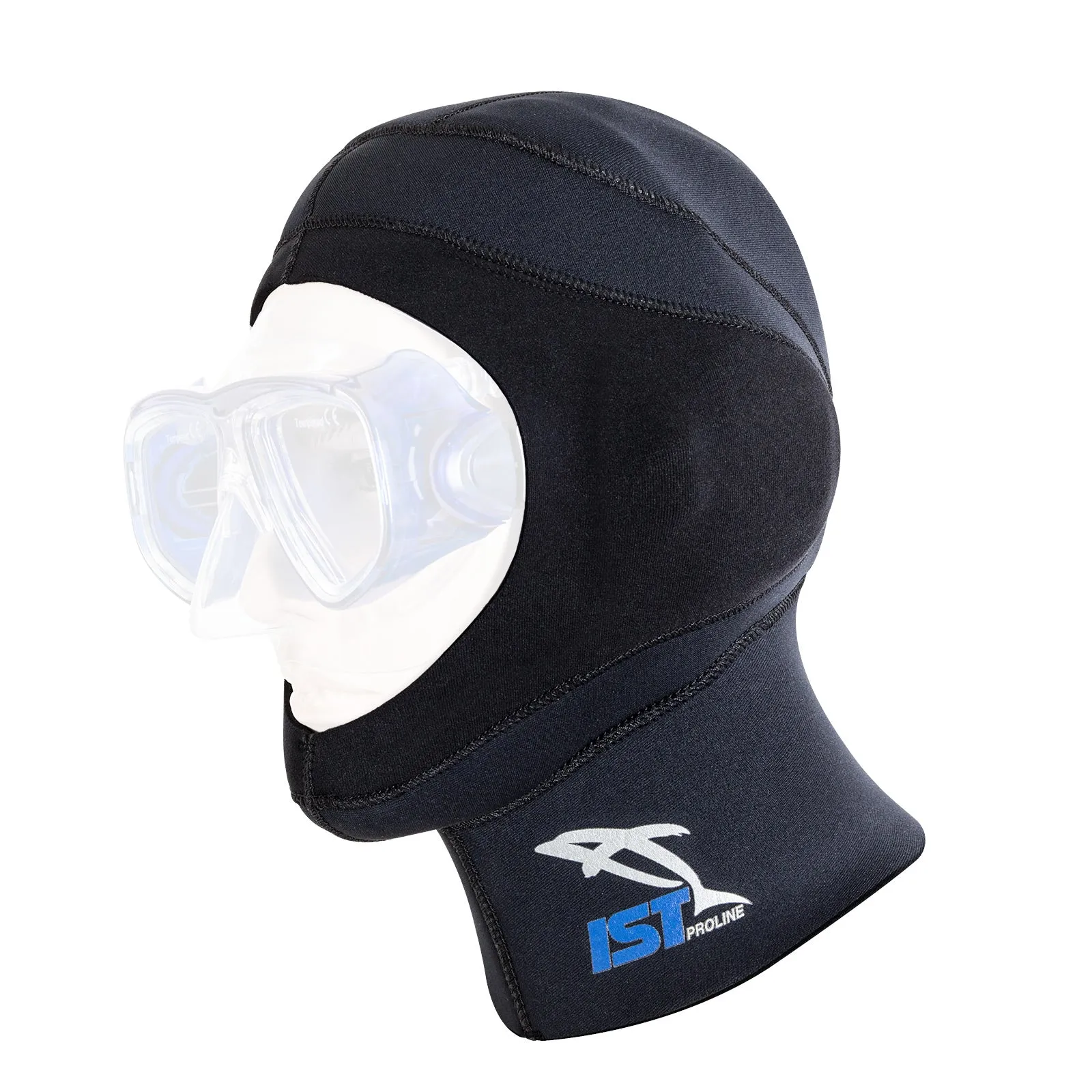 Used IST Dual-Layer 5 mm Neoprene Dive Hood, Size: Medium