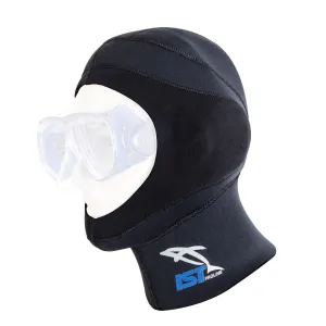 Used IST Dual-Layer 5 mm Neoprene Dive Hood, Size: Medium