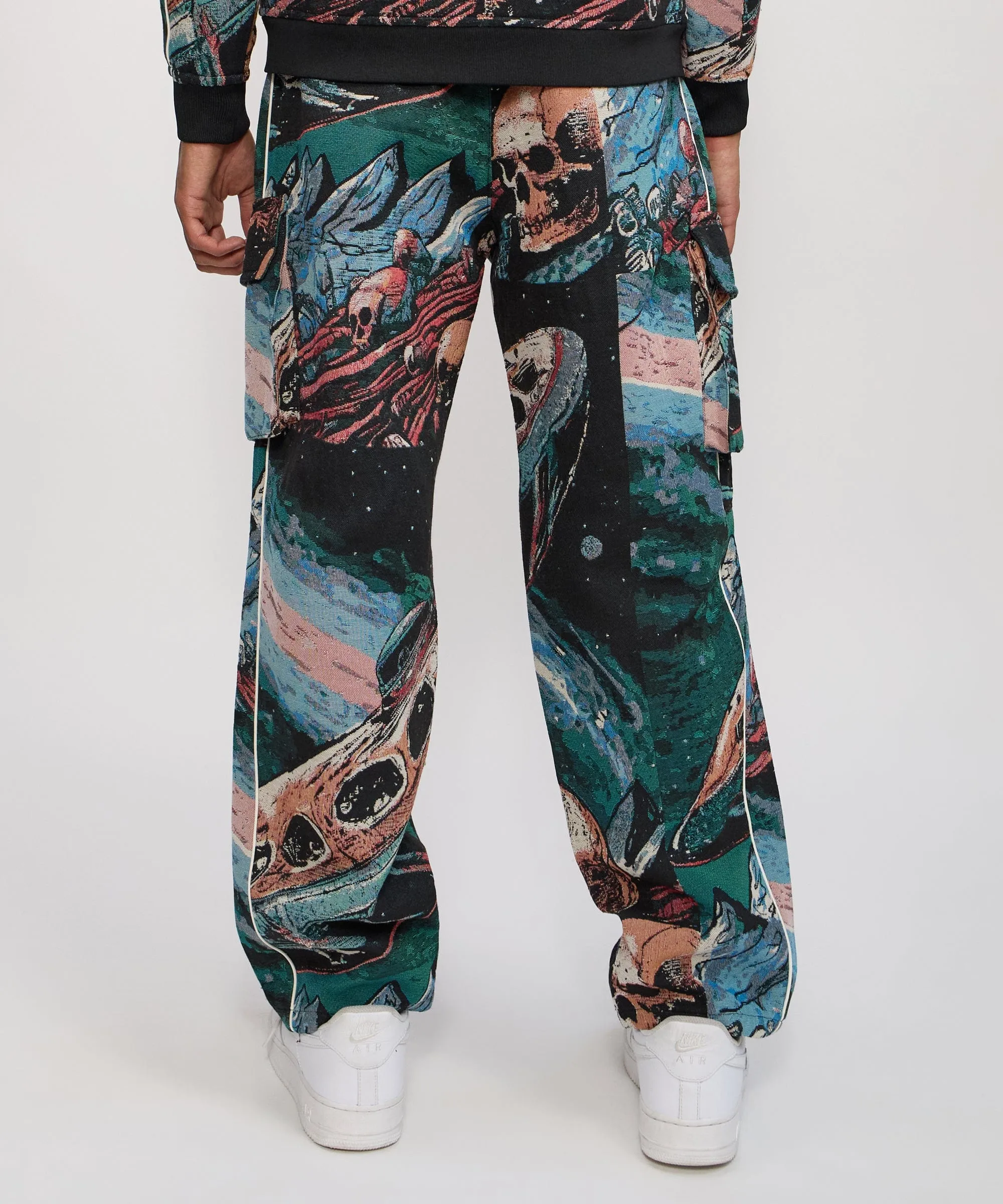 Warrior Tapestry Flare Pants