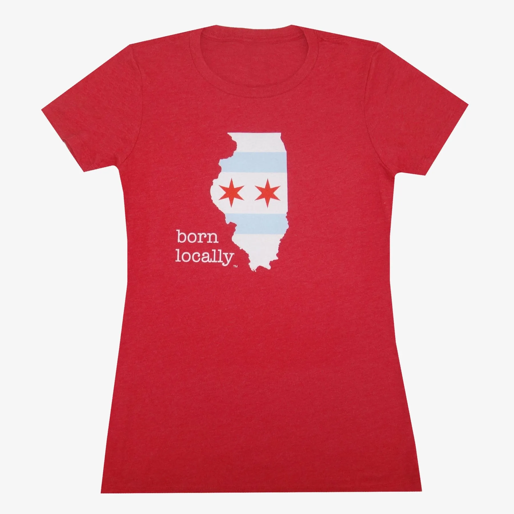 Women's Born Locally Chicago T-Shirt