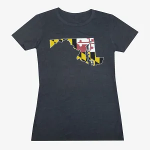 Women's Maryland Flag T-Shirt